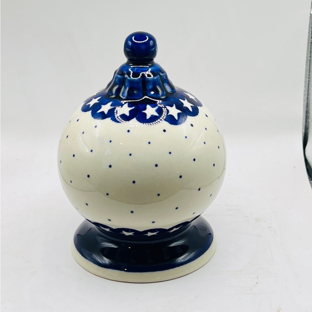 Polish Pottery Christmas Ball Ornament